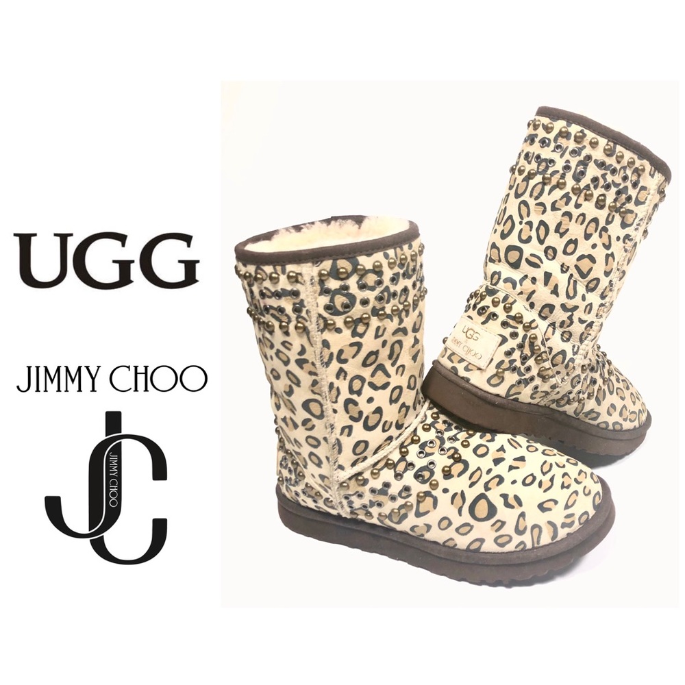 UGG & JIMMY CHOO limited edition boots 🐆 size 7